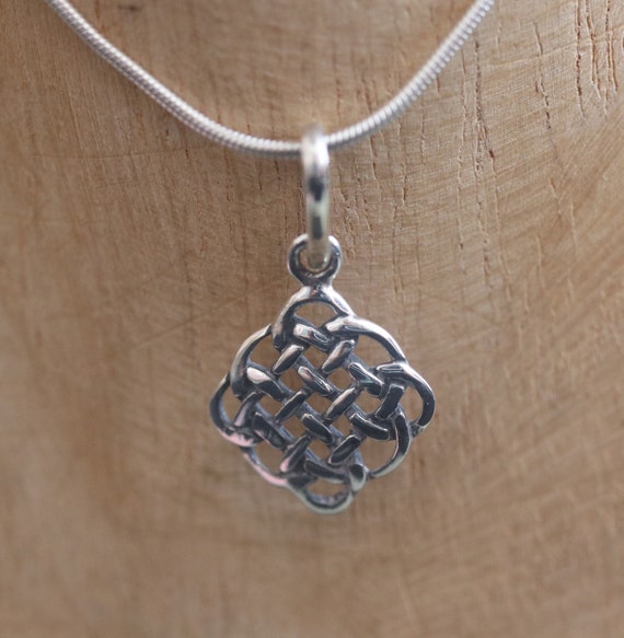 Eternal Knot Pendant | Sterling Silver | Celtic Jewellery | Scottish Jewellery | Scotland | Edinburgh | Handmade