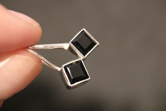 Black Onyx Earrings | 925 Sterling Silver