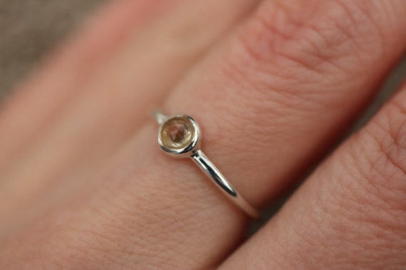 Yellow Topaz Ring | 925 Sterling Silver