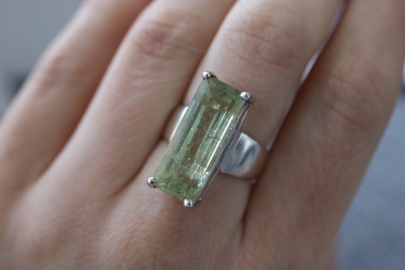 Aquamarine Ring | 925 Sterling Silver
