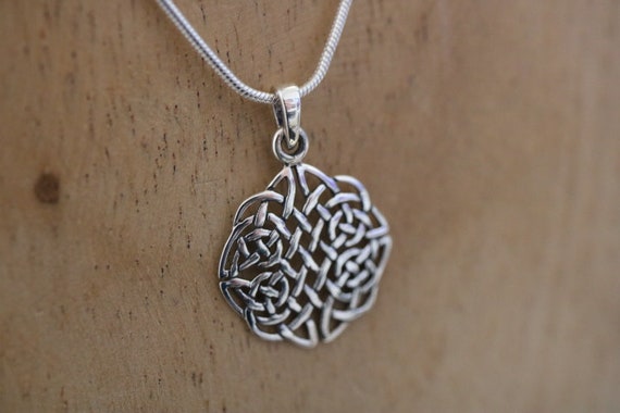Eternal Knot Pendant  | Sterling Silver | Celtic Jewellery | Scottish Jewellery | Scotland | Edinburgh | Handmade