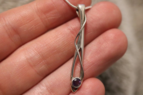 Amethyst Pendant | 925 Sterling Silver