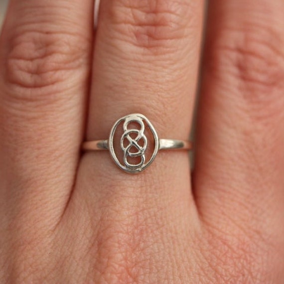Celtic Knot Ring| Sterling Silver| Infinity Knot| Celtic Jewellery| Celtic Knot| Scottish Jewellery| Edinburgh| Handmade