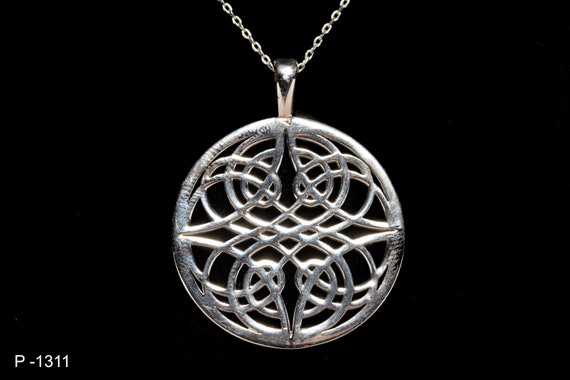 Eternal Knot Pendant | Sterling Silver | Celtic Jewellery | Scottish Jewellery | Scotland | Edinburgh | Handmade