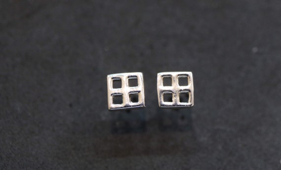 Rennie  Mackintosh Design Stud Earrings | 925 Sterling Silver