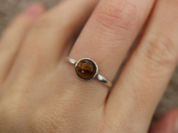 Tiger's Eye Ring | 925 Sterling Silver