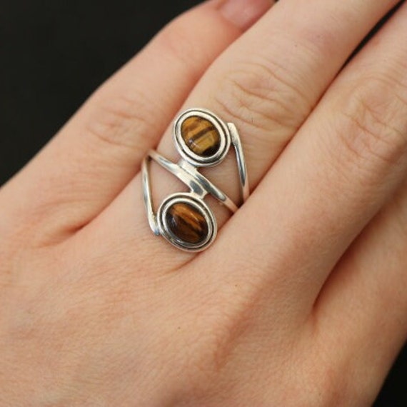 Tiger's Eye Ring | 925 Sterling Silver