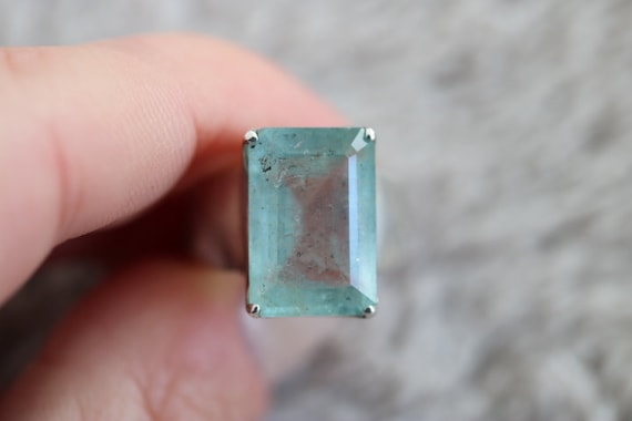 Aquamarine Ring | 925 Sterling Silver