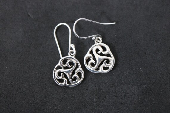 Triskelion Earring | 925 Sterling Silver | Celtic Design