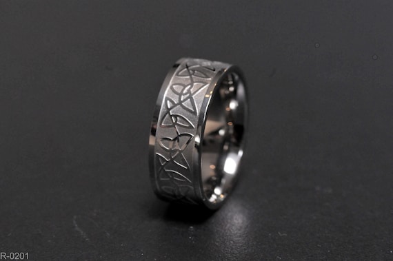 Stainless Steel Celtic Ring | Couples Rings | Male and Female Band | Unisex Ring
