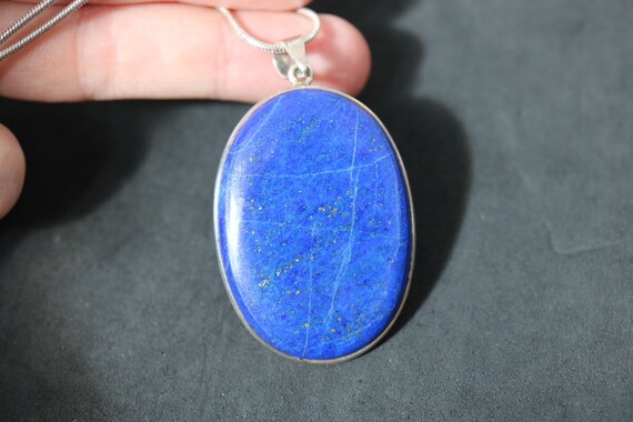 Lapis Lazuli Pendant | 925 Sterling Silver