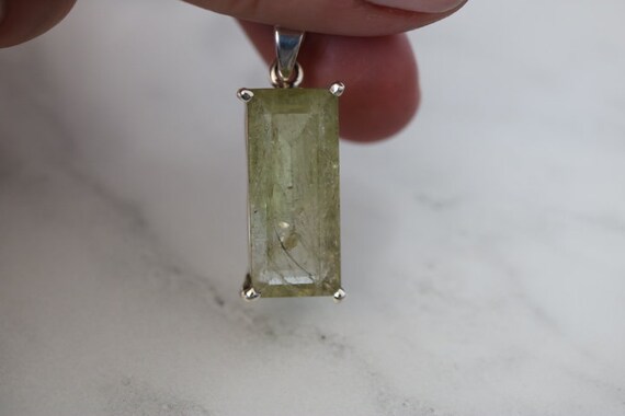 Aquamarine Pendant | 925 Sterling Silver