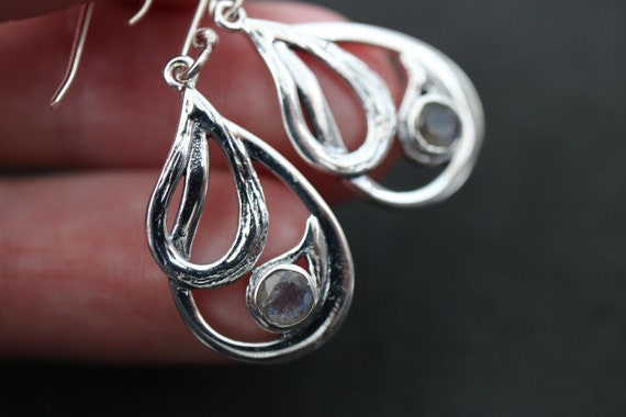Labradorite Earrings | 925 Sterling Silver