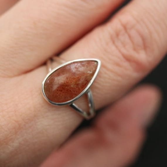Sunstone Ring | 925 Sterling Silver
