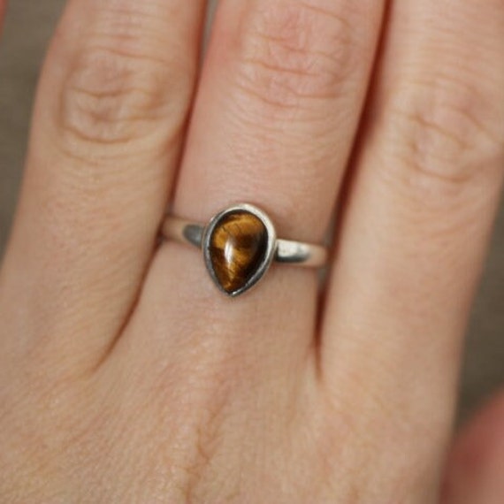 Tiger's Eye Ring | 925 Sterling Silver