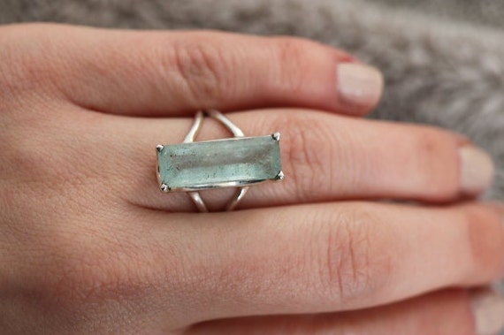 Aquamarine Ring | 925 Sterling Silver