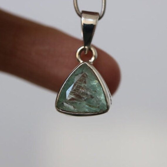Aquamarine Pendant | 925 Sterling Silver