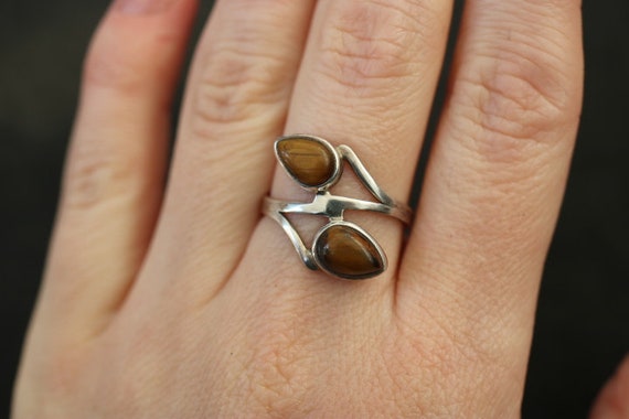 Tiger's Eye Ring | 925 Sterling Silver
