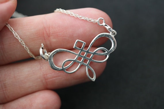 Celtic Design Necklace 925 Sterling Silver