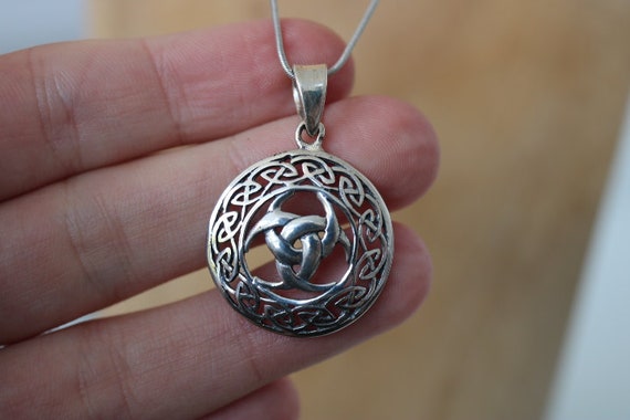 Eternal Knot Pendant 925 Sterling Silver