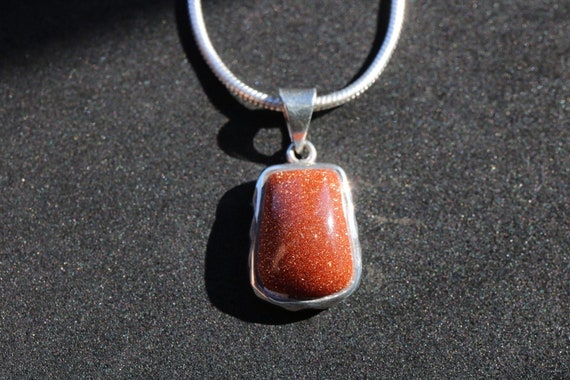 Sandstone Pendant | 925 Sterling Silver