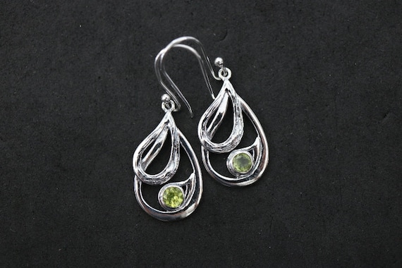 Peridot Earrings | 925 Sterling Silver