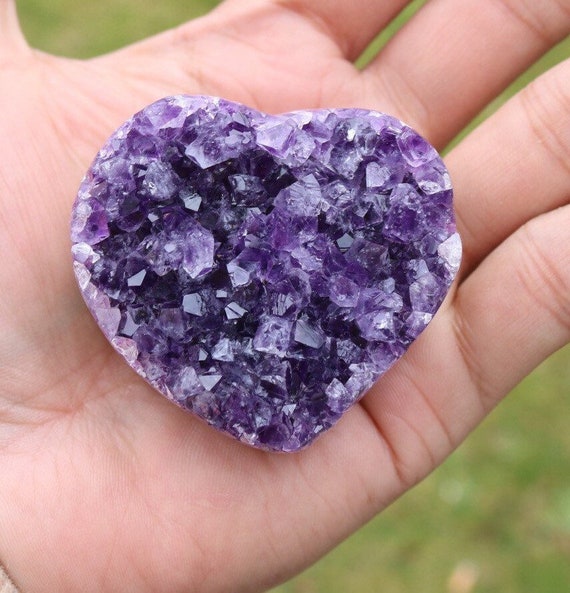 Amethyst Heart | Natural Stone