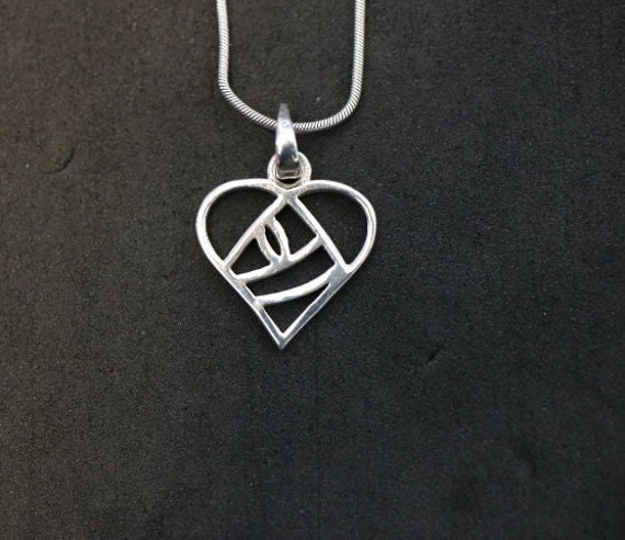 Rennie Mackintosh Design Pendant | 925 Sterling Silver