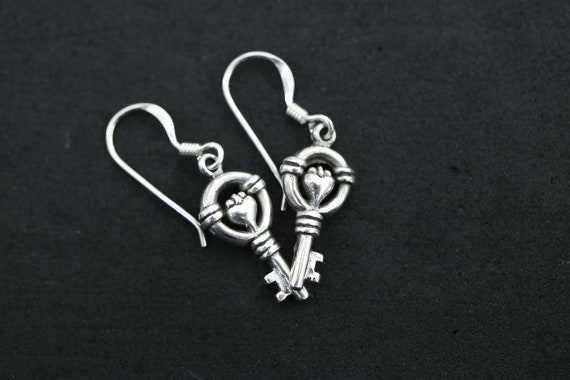 Claddagh Design  Earrings | 925 Sterling Silver