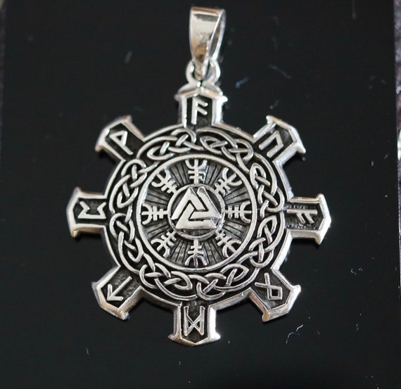 Valknut Warrior’s Knot with Eternal Knot Pendant| Sterling Silver | Celtic Jewellery | Scottish Jewellery | Scotland | Edinburgh | Handmade