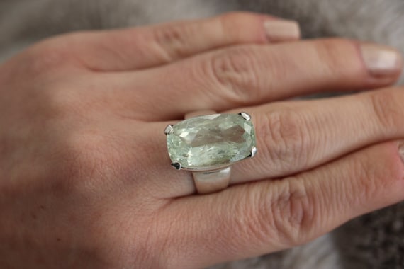 Aquamarine Ring | 925 Sterling Silver