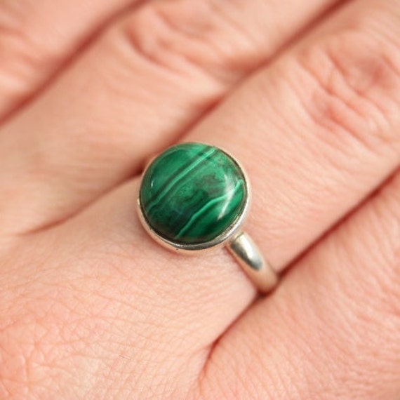 Malachite Ring | 925 Sterling Silver