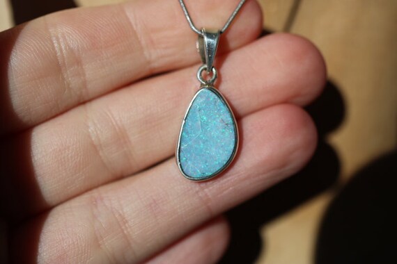 Opal Pendant | 925 Sterling Silver