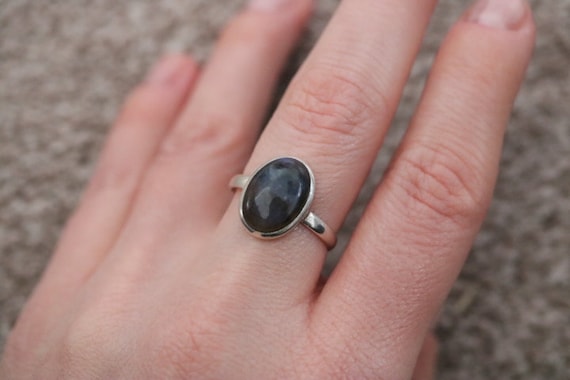 Labradorite Ring | 925 Sterling Silver
