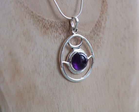 Amethyst Pendant | 925 Sterling Silver