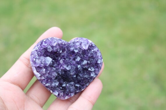 Amethyst Heart | Natural Stone