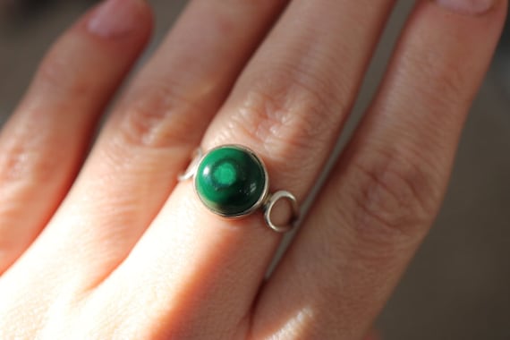 Malachite Ring | 925 Sterling Silver
