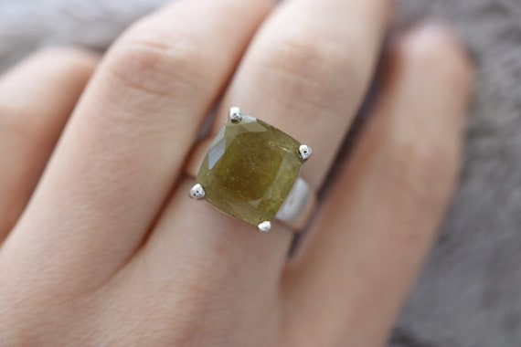 Aquamarine Ring | 925 Sterling Silver