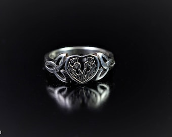 Scottish Thistle Ring| Sterling Silver| Celtic Jewellery| Scotland| Scottish Jewellery| Edinburgh| Handmade