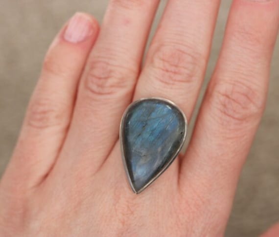 Labradorite Ring | 925 Sterling Silver