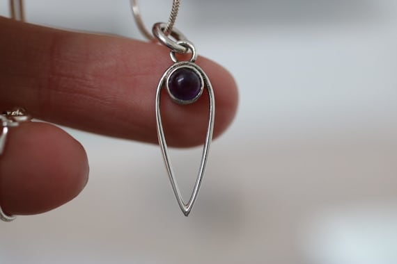 Amethyst Pendant | 925 Sterling Silver