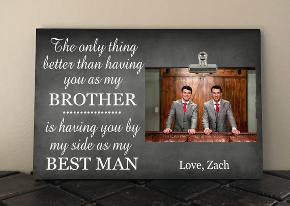 gift for best man brother