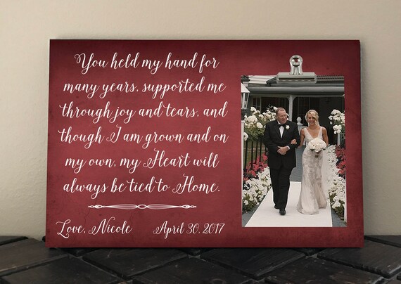 Wedding Gift For Parents Mother Of Bride Groom You Held My Etsy