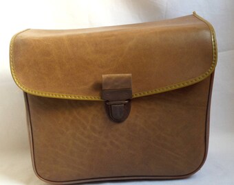 Small bag of 1960's 1970's vintage bicycle / bike / Lady man cyclist gift / stem bag / bicycle pannier