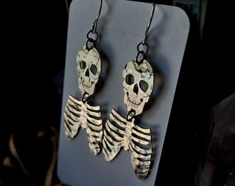 Skeletal Earrings