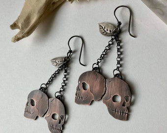 Skull Cherry Earrings