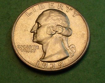Washington Quarter 1939-D CH BU<> # ET3711