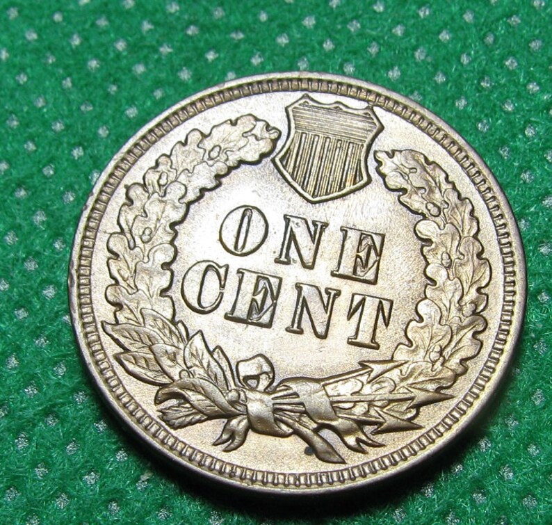 1903 Indian Head Cent High Grade UNC ET129 Full Diamonds Great Coin for an Album