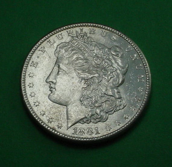 1881-S Morgan Silver Dollar Brilliant Uncirculated BU