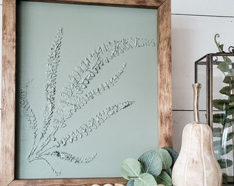 Botanical Textured Art, Framed Textured Wall Art, Botanical Wall Art, Floral Texture Painting, Botanical Decor, Botanical Boho Wall Art